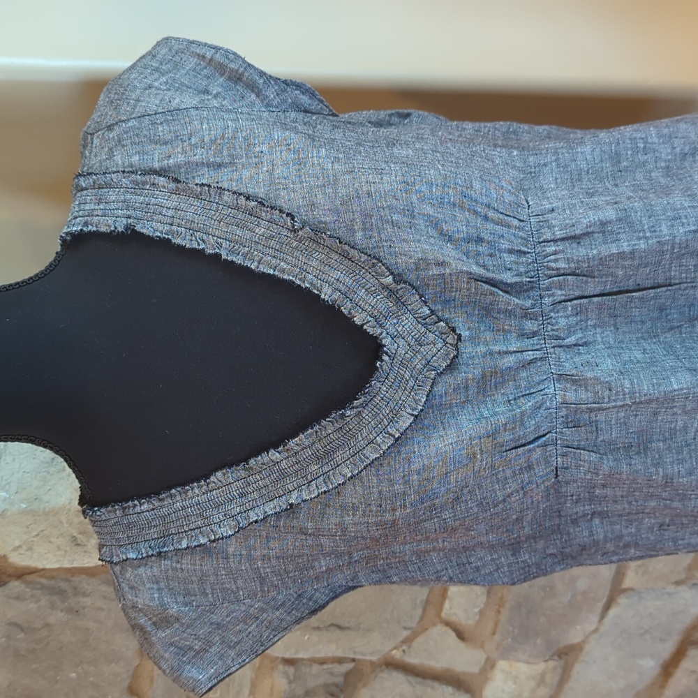 Talbots 100% linen blouse